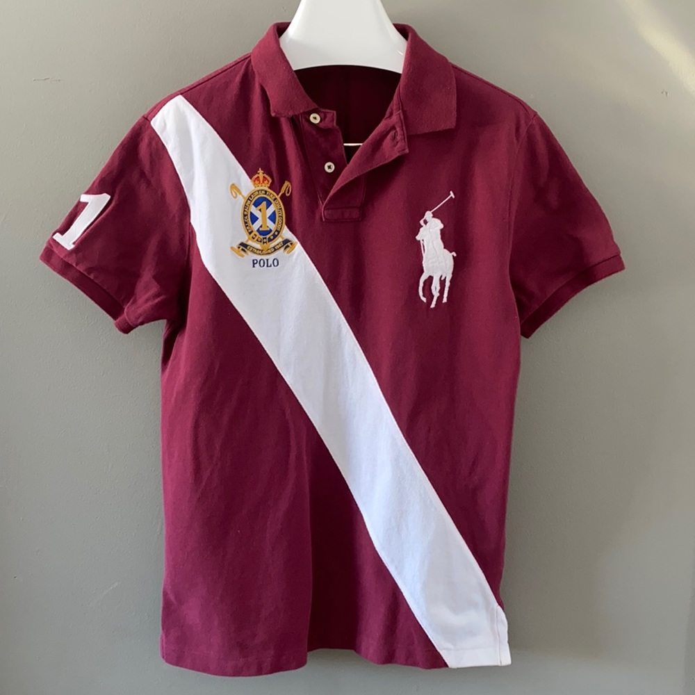 Polo Ralph Lauren big pony custom slim fit polo shirt